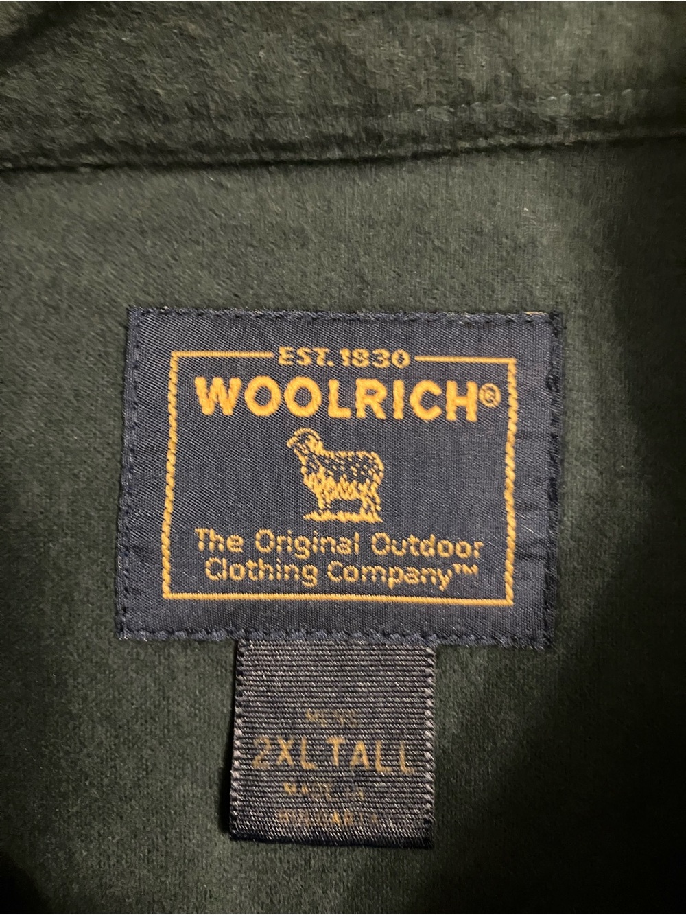 Woolrich 2XL Tall Button Up Shirt – Outdoor Workwear - Picture 6 of 7